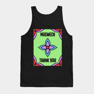 Thank You Ojibwe Tank Top